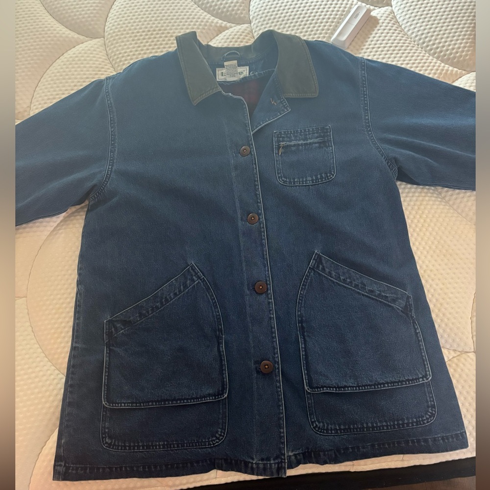 Vintage LL Bean Chore Coat with Removable Wool liner